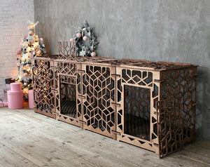 Luxury Large Double Dog Kennel