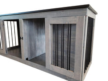 Load image into Gallery viewer, Luxury Double Dog Kennel, Hinged Divider