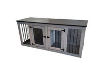Load image into Gallery viewer, Luxury Double Dog Kennel, Hinged Divider
